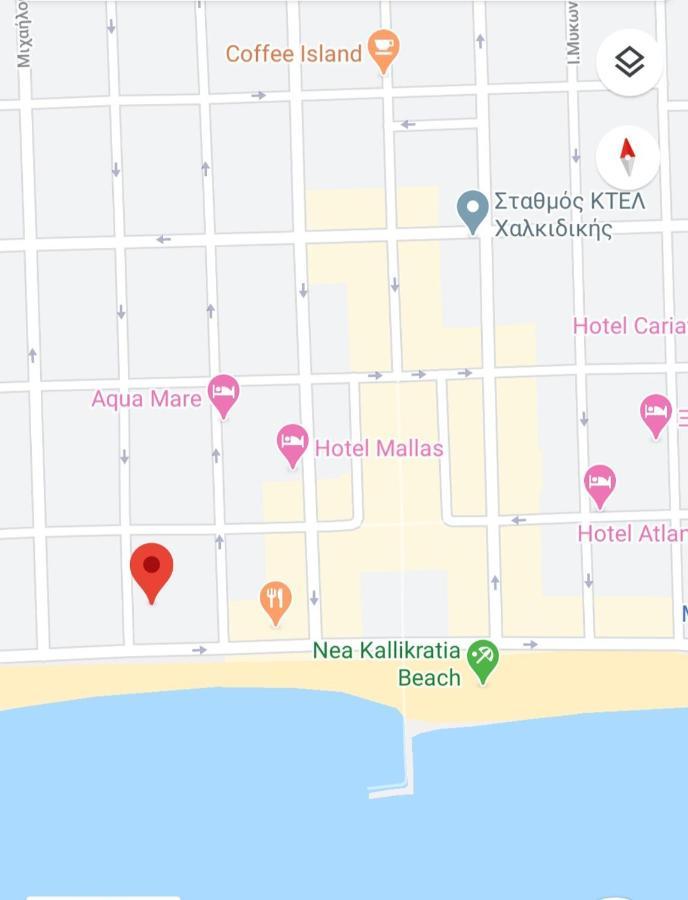 Cozy & Cool Apartment N1 30M From Sea Nea Kallikrateia 외부 사진